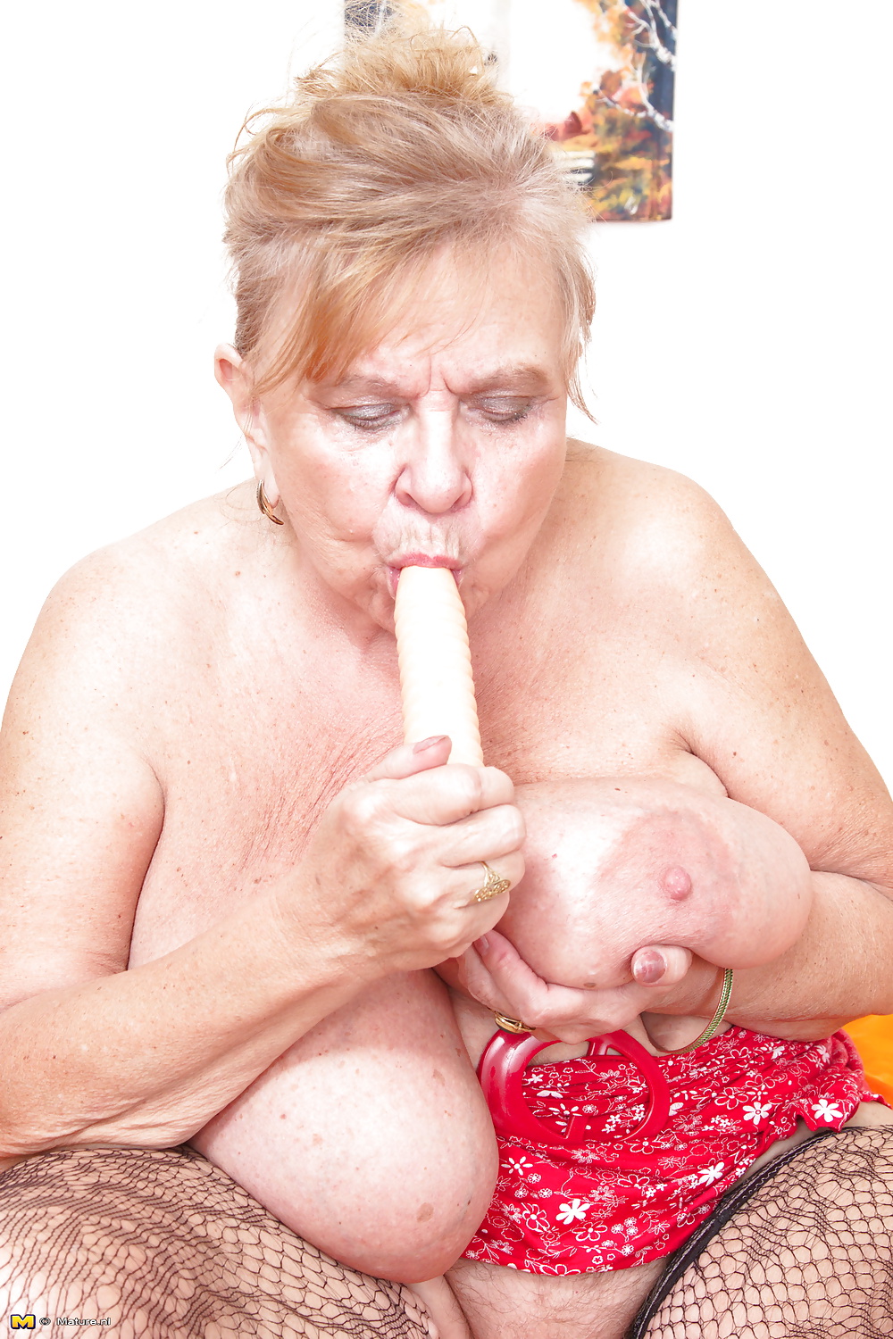 Old BBW granny with HUGE saggy tits PART 3 #106585443